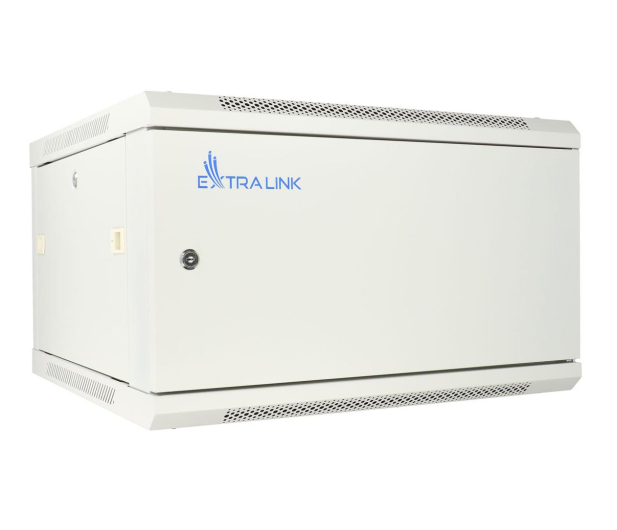 Extralink Szafka wisząca rack 6U 600x600 szara metalowe drzwi EX.13001 - 489285 - zdjęcie